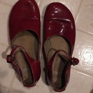 Camper red patent leather Mary jane’s 36